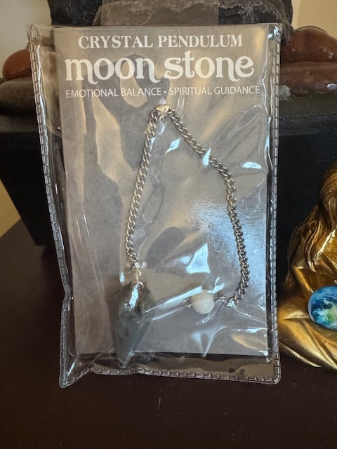 Moonstone Crystal Pendulum