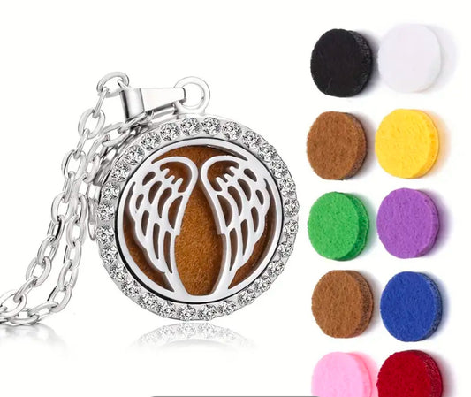 Angel Wings Aromatherapy Pendant Diffuser