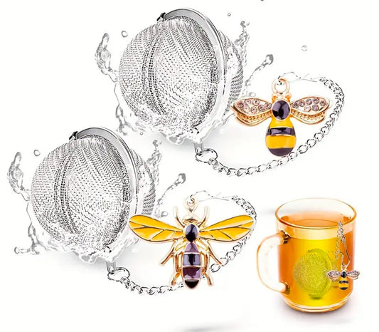 Bee Botanical Tea Strainer/Steeper